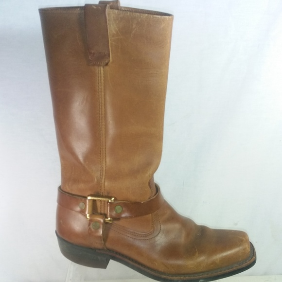 ACME Other - ACME Vintage Leather Buckle Boots Size 9 Men